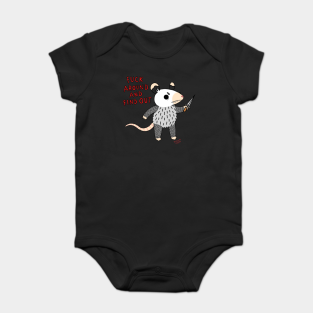 Opossum Baby Bodysuit - Find Out by Possum Mood